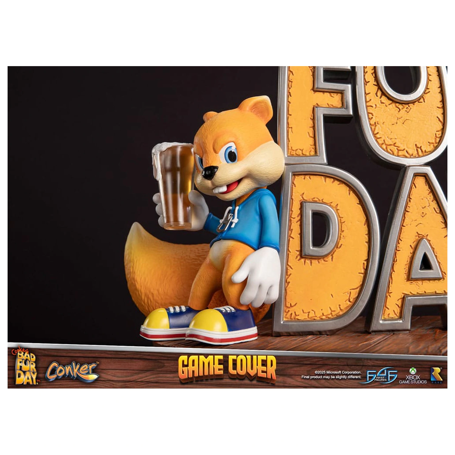 Statueta Conker´s Bad Fur Day Game Cover Exclusive Edition 45 cm poza produsului