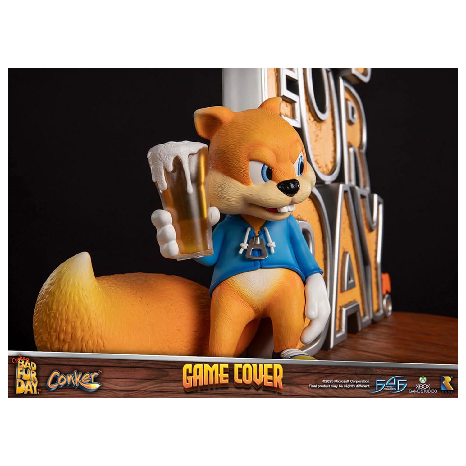 Statueta Conker´s Bad Fur Day Game Cover Exclusive Edition 45 cm poza produsului
