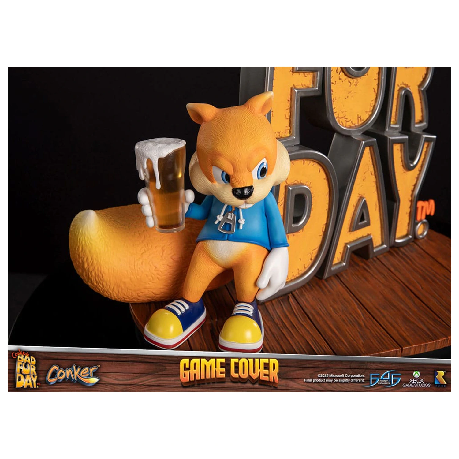 Statueta Conker´s Bad Fur Day Game Cover Exclusive Edition 45 cm poza produsului