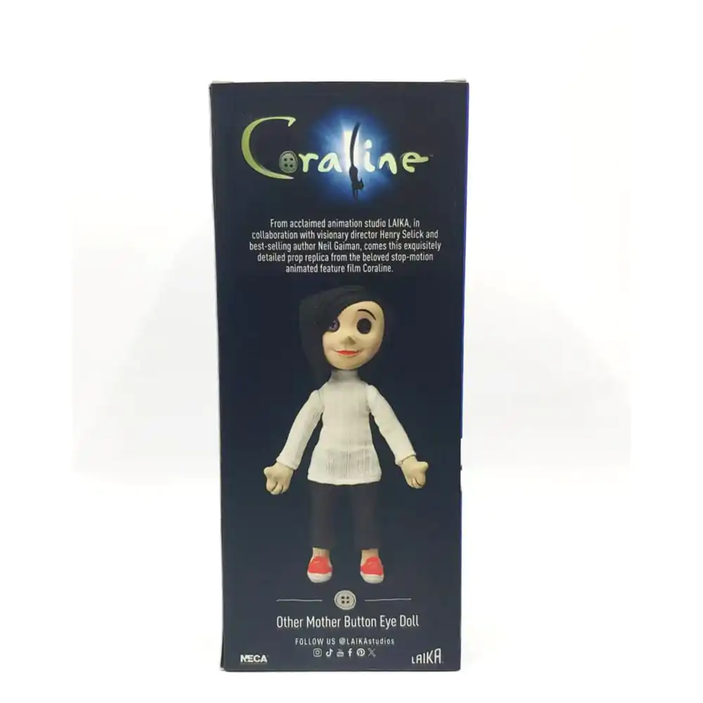 Coraline Plush Figura Other Mother (Button Eyed Doll) 20 cm poza produsului