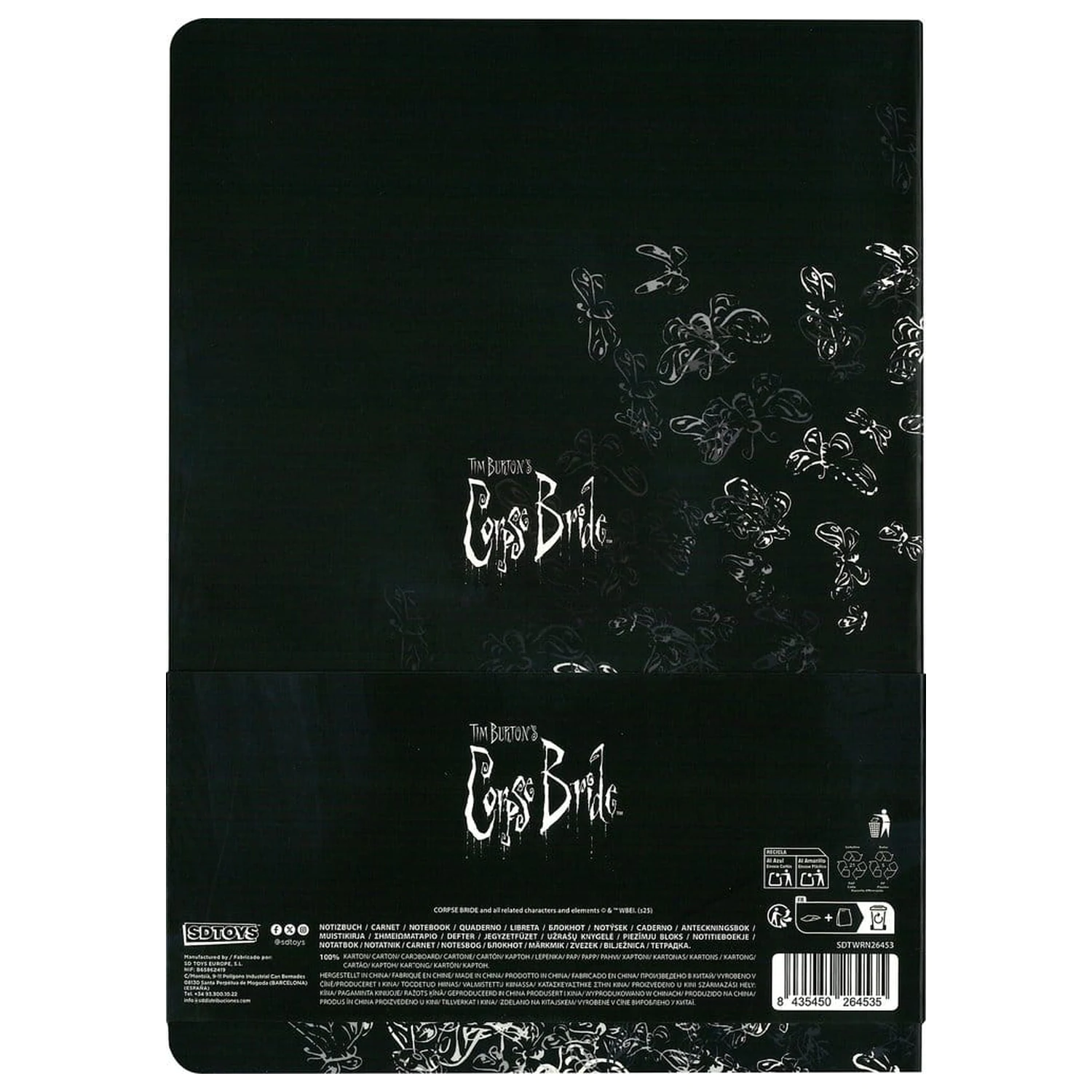 Corpse Bride Softcover caiet Emily 21 cm poza produsului