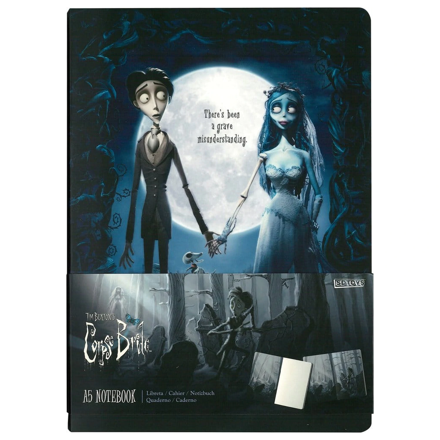 Corpse Bride Softcover caiet Movie Poster 21 cm poza produsului