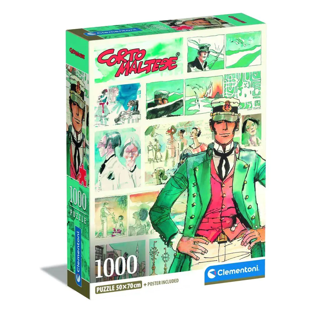 Corto Maltese puzzle 1000 piese poza produsului