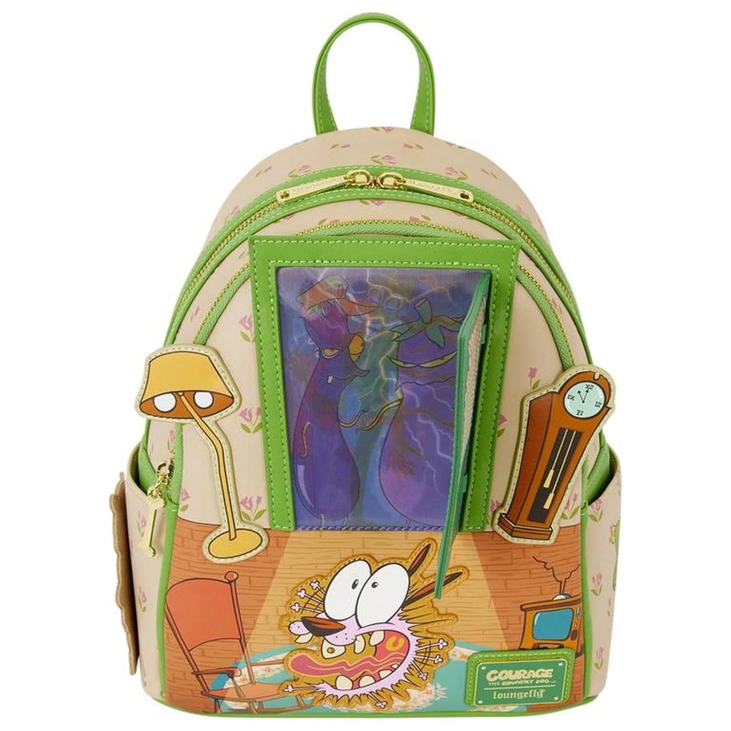 Courage the Cowardly Dog Mini rucsac Loungefly poza produsului