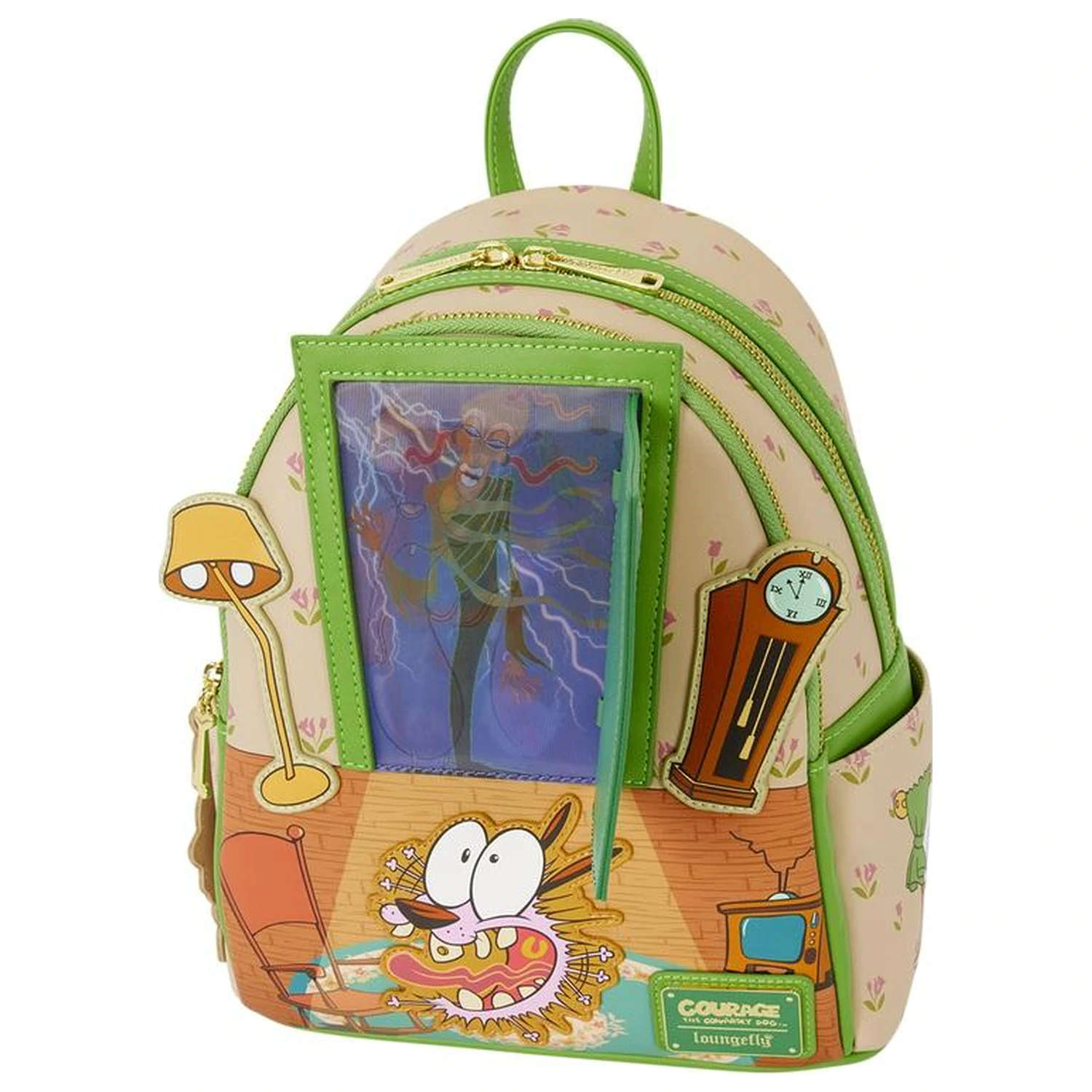 Courage the Cowardly Dog Mini rucsac Loungefly poza produsului