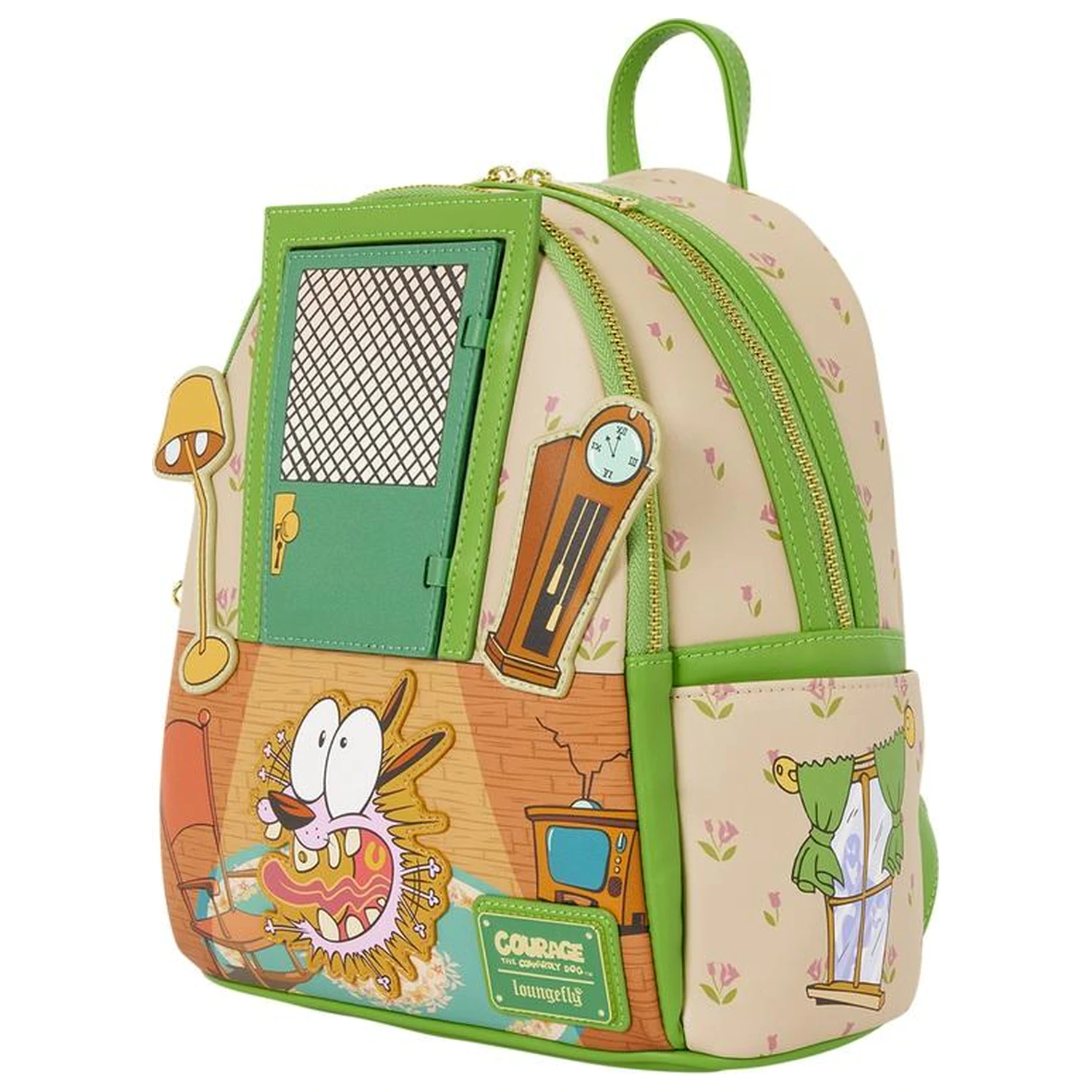 Courage the Cowardly Dog Mini rucsac Loungefly poza produsului