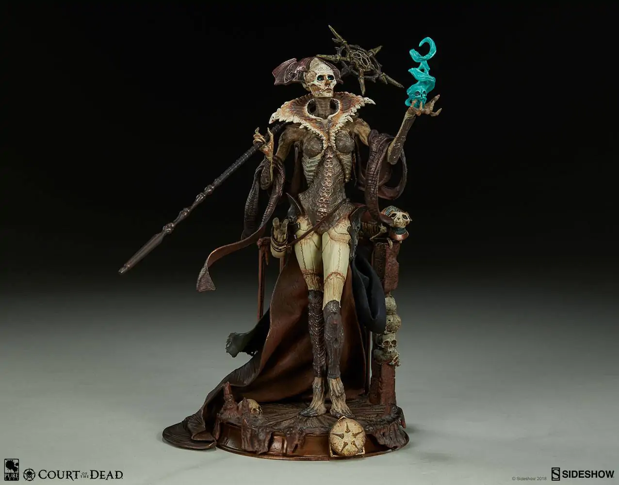 Court of the Dead statuie PVC Xiall - Osteomancers Vision 33 cm poza produsului