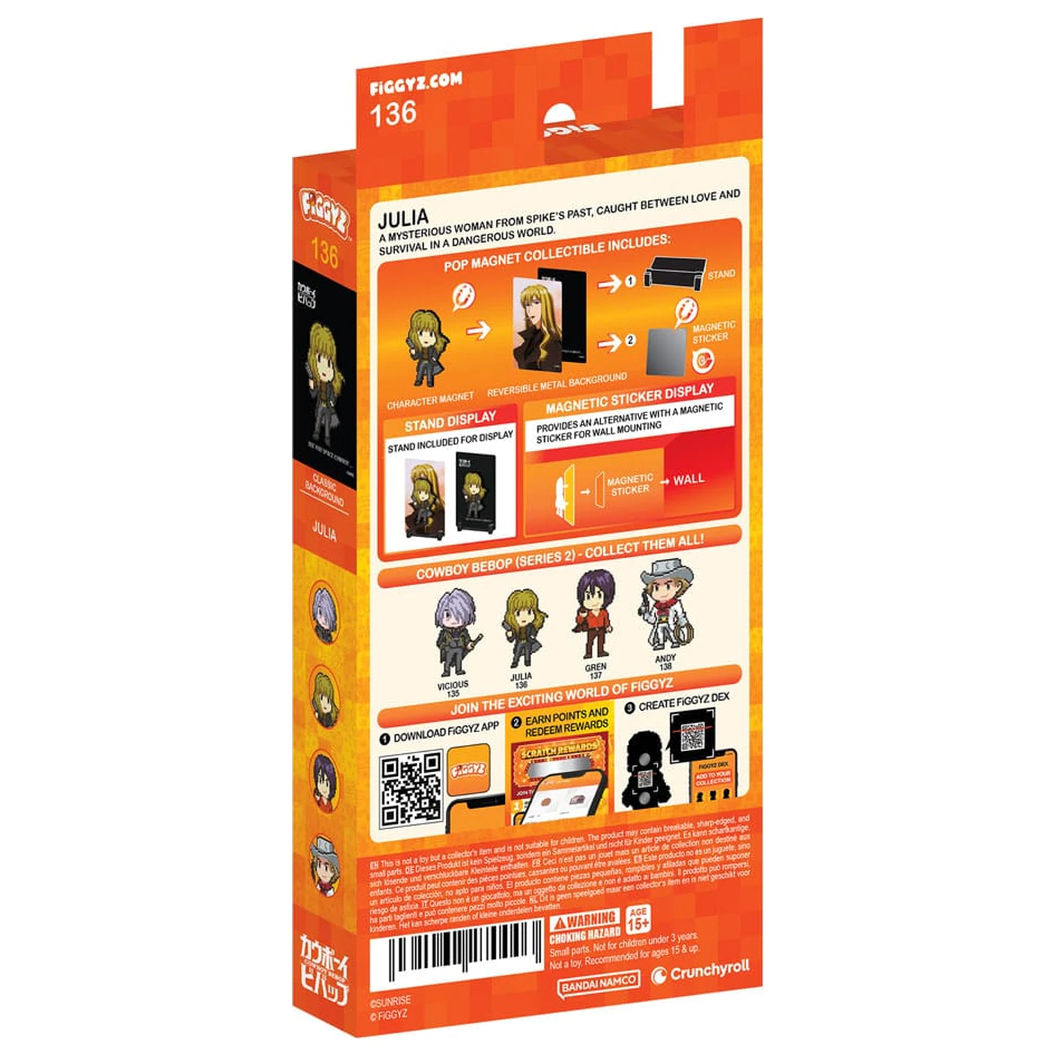 Cowboy Bebop FiGGYZ Magnet Colectionabil Julia 11 cm poza produsului