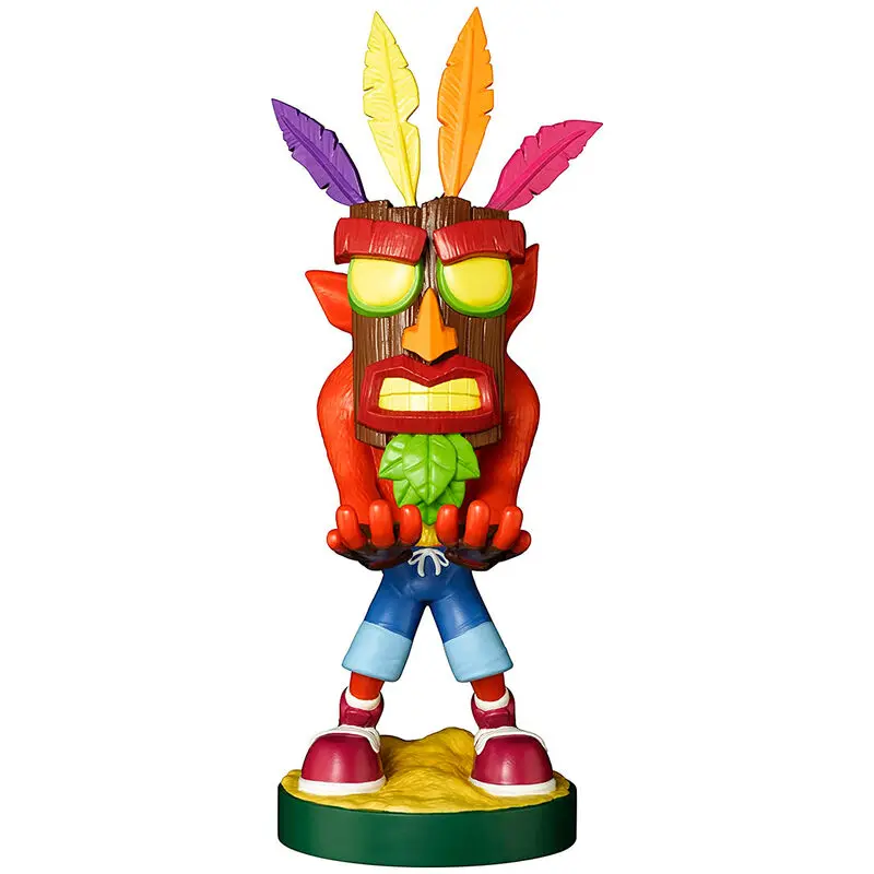 Crash Bandicoot Cable Guy Aku Aku Crash 20 cm poza produsului