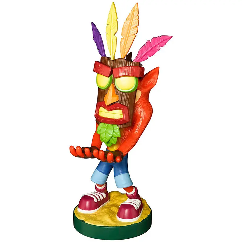 Crash Bandicoot Cable Guy Aku Aku Crash 20 cm poza produsului