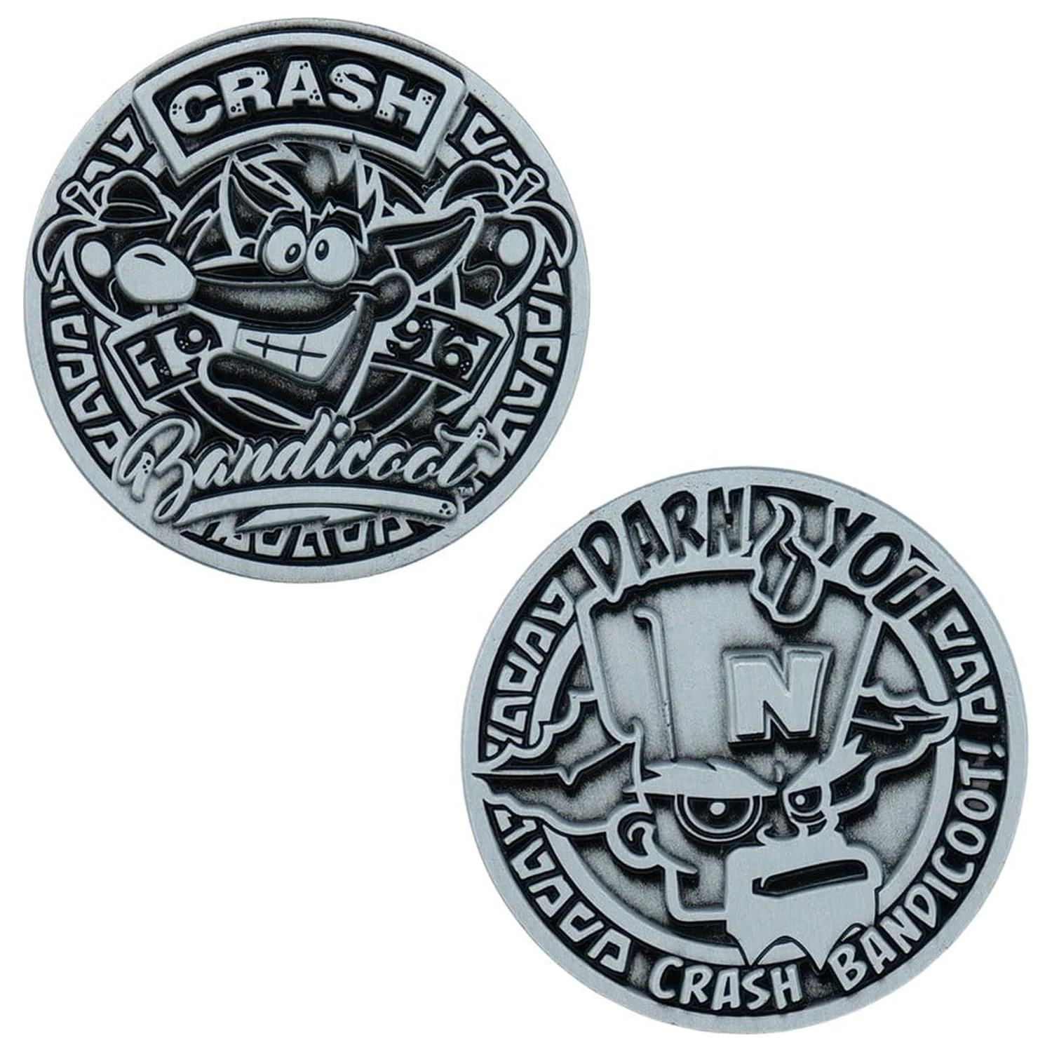 Crash Bandicoot moneda de colectie prezentare editie limitata poza produsului