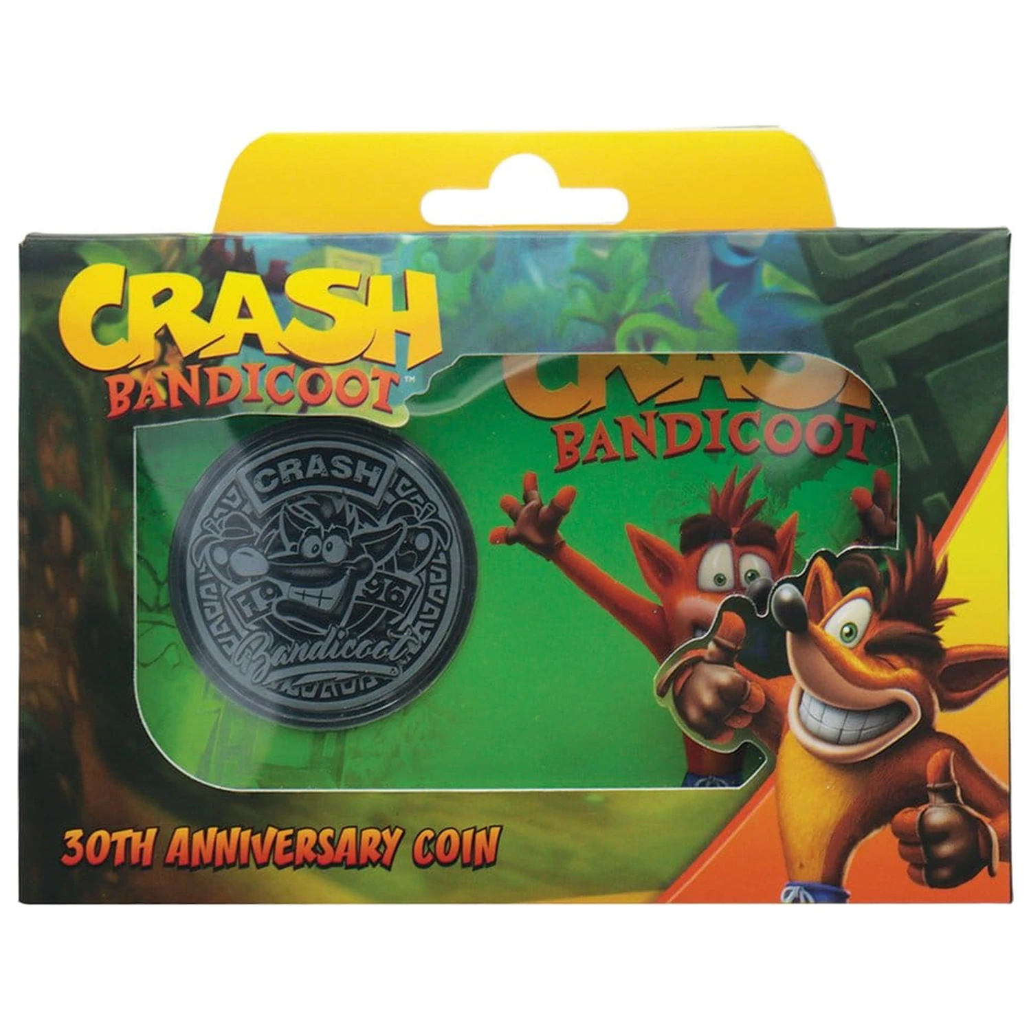 Crash Bandicoot moneda de colectie prezentare editie limitata poza produsului