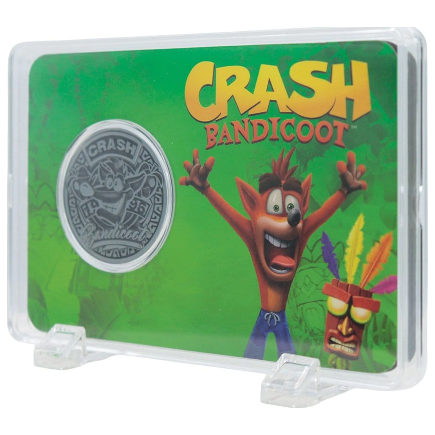 Crash Bandicoot moneda de colectie prezentare editie limitata poza produsului