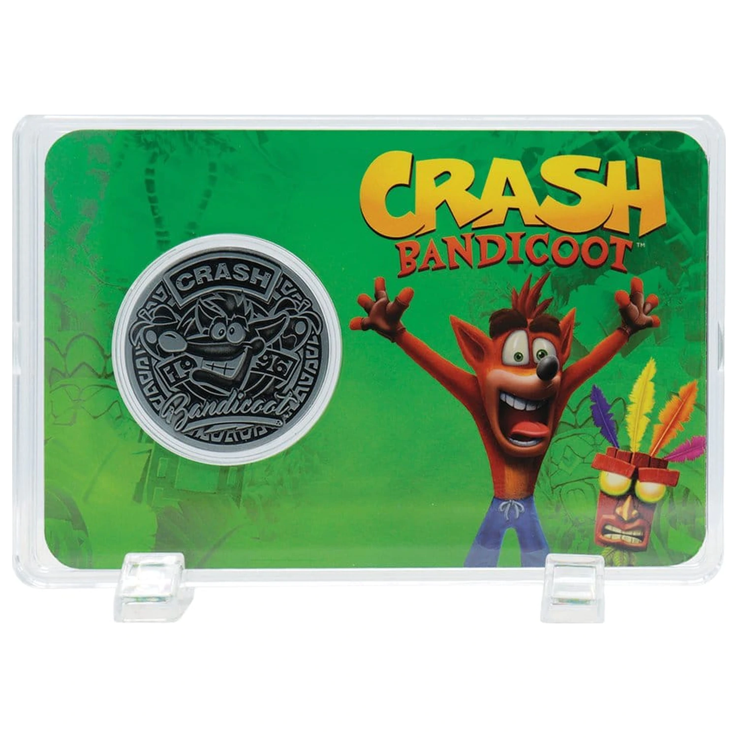 Crash Bandicoot moneda de colectie prezentare editie limitata poza produsului