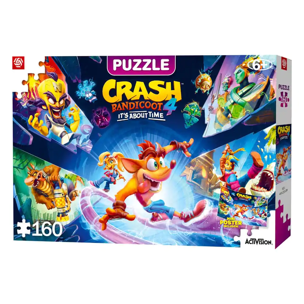 Puzzle Crash Bandicoot 4 Kids It's About Time (160 piese) poza produsului