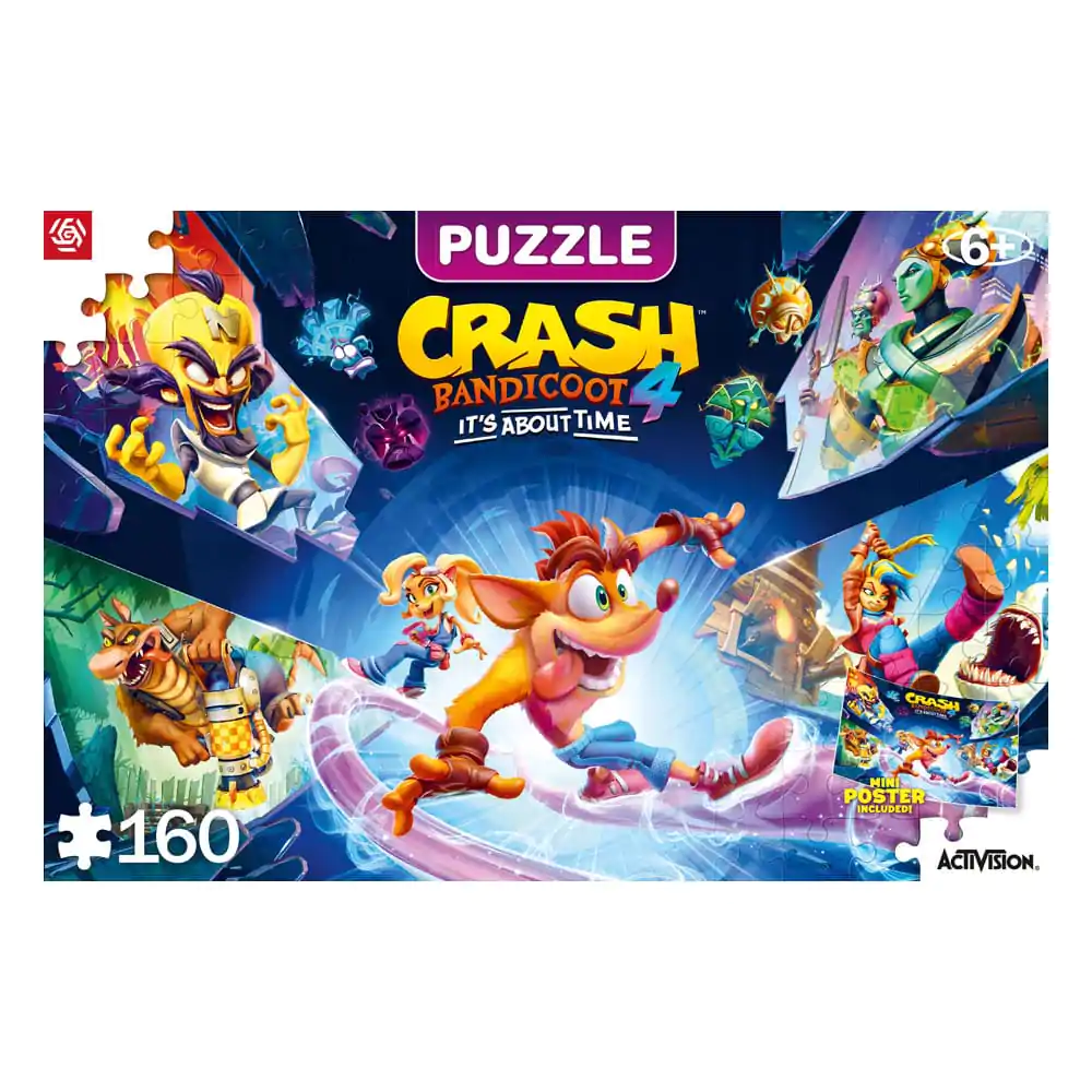 Puzzle Crash Bandicoot 4 Kids It's About Time (160 piese) poza produsului