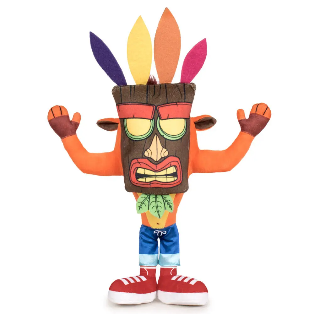 Masca Crash Bandicoot, jucarie de plus 21cm poza produsului