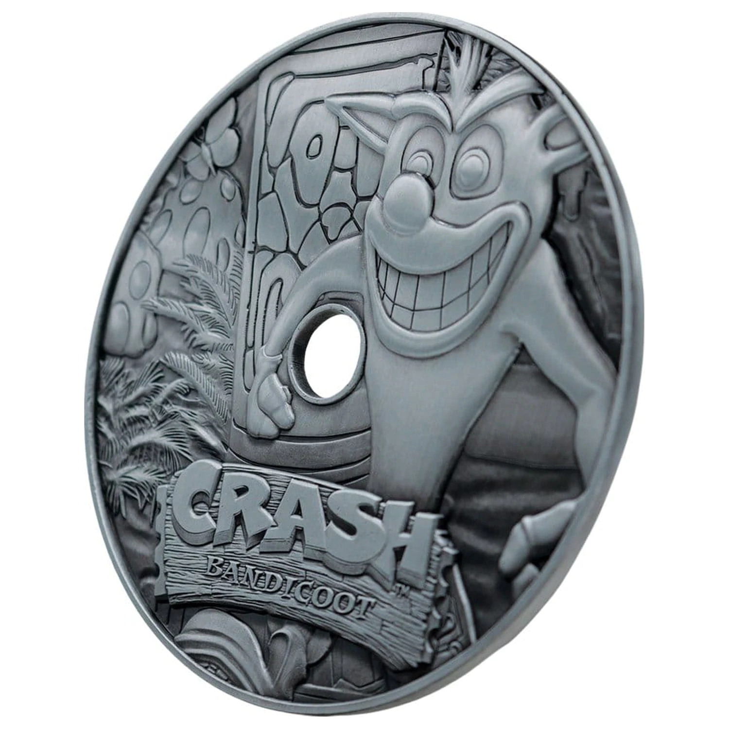 Crash Bandicoot Replica Metal CD-ROM Obiect de colectie Editie Limitata 11 cm poza produsului