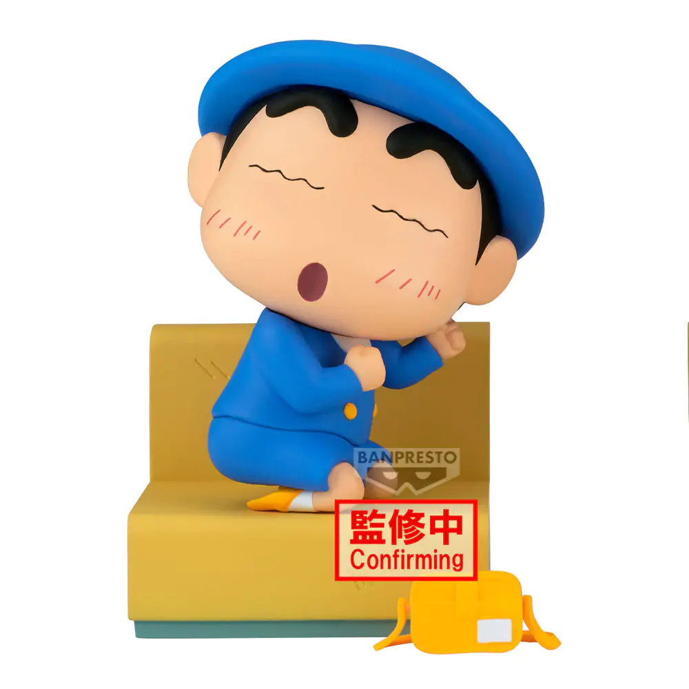 Crayon Shinchan Nakayoshi Memories Let's Go To Kindergarten Shinnosuke figurina 10cm poza produsului