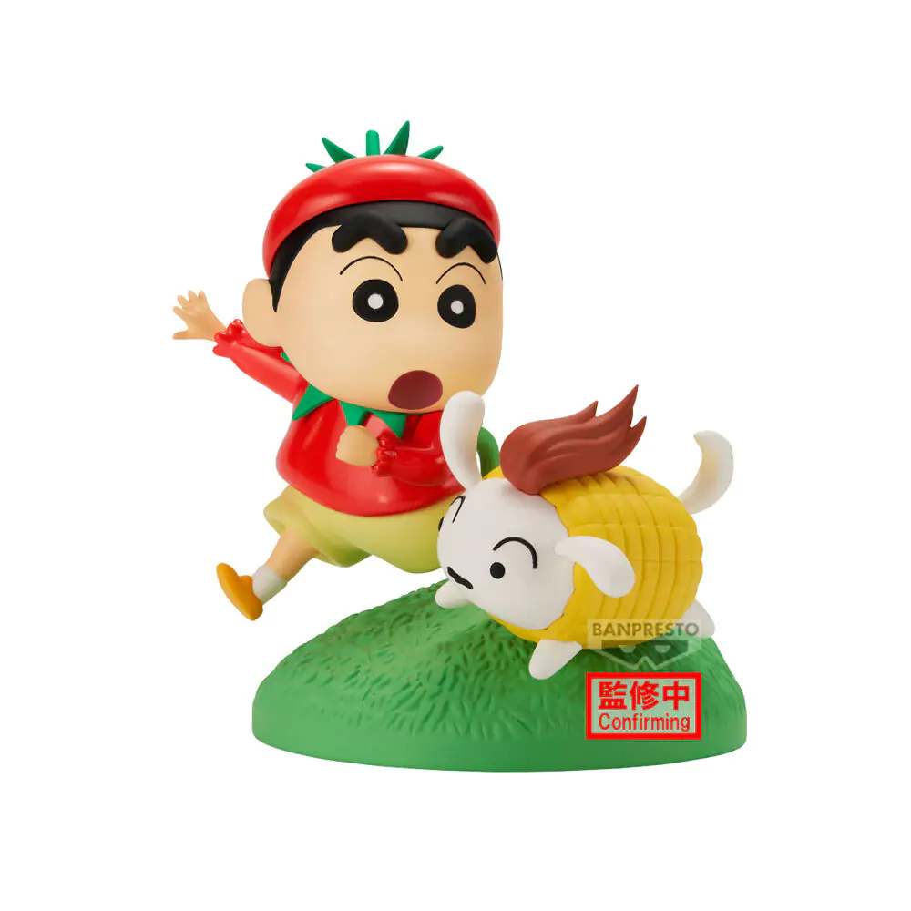 Crayon Shinchan Shinnosuke Costum de legume figurină 10cm poza produsului