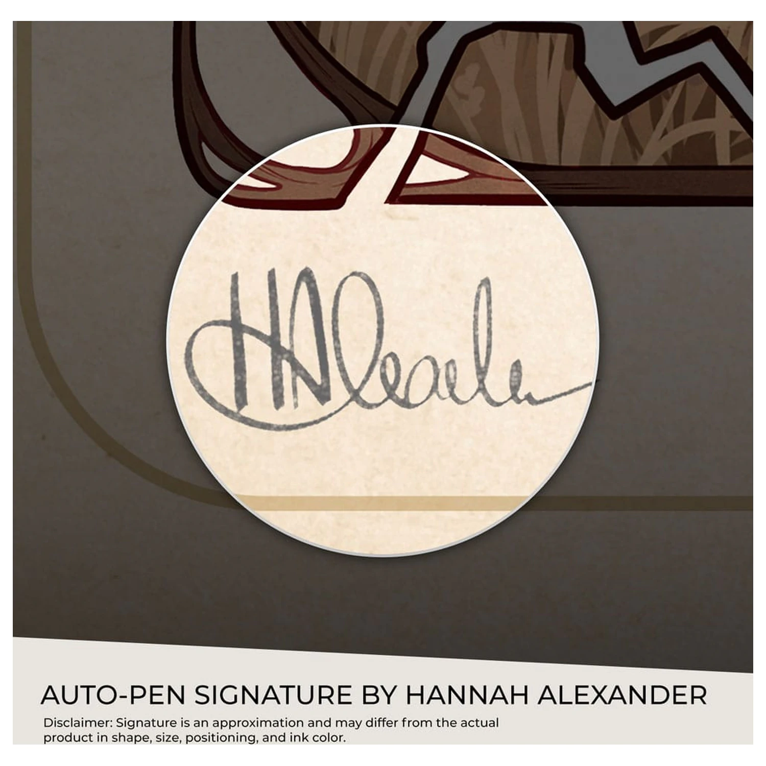 Critical Role Art Print Laura Bailey: Ilustratii Art Nouveau pentru a 10-a Aniversare 46 x 28 cm - neincadrat poza produsului