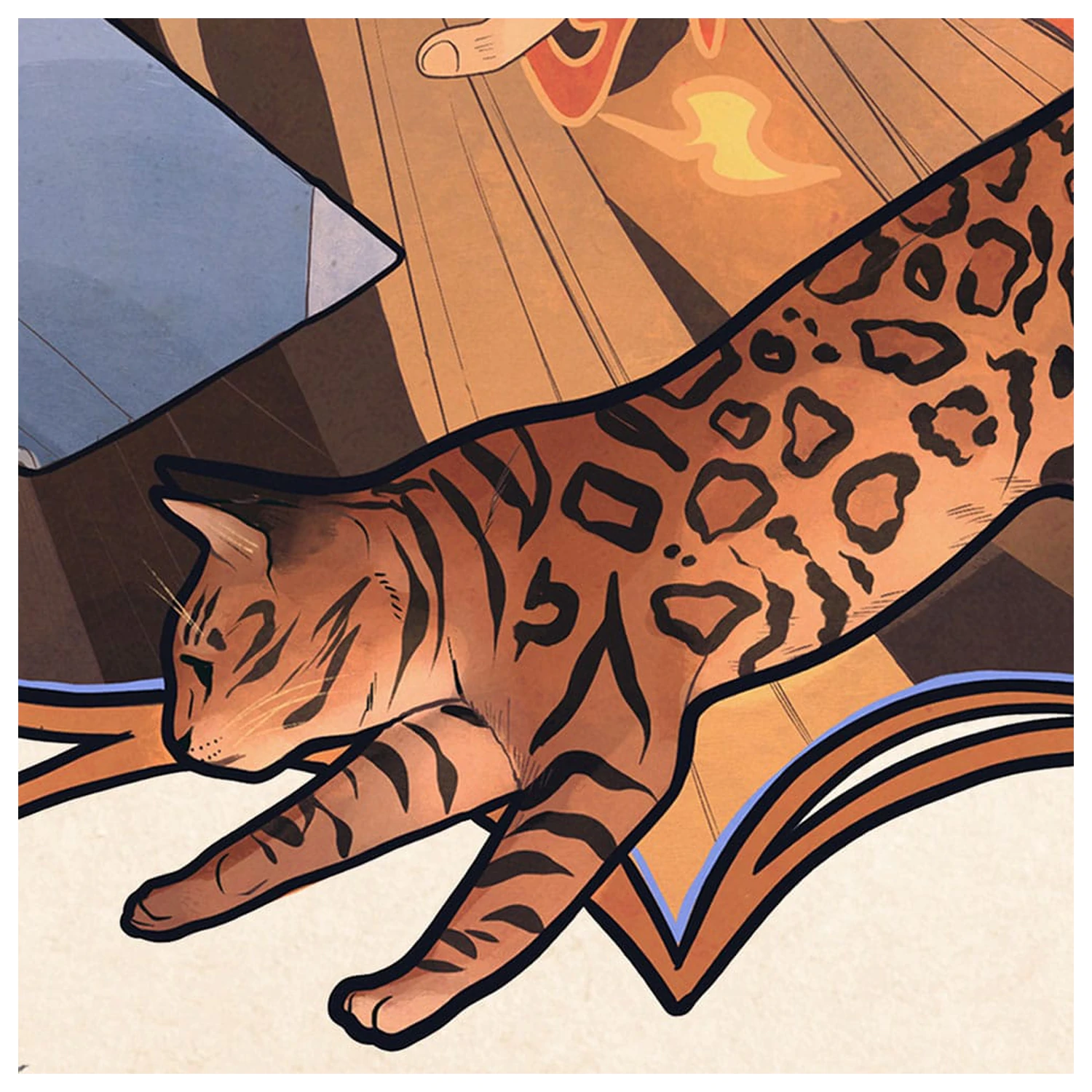 Critical Role Art Print Liam O'Brien: 10th Anniversary Art Nouveau Illustrations 46 x 28 cm - neincadrat poza produsului