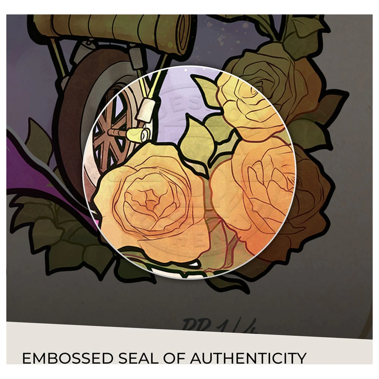 Critical Role Art Print Sam Riegel: Ilustrații Art Nouveau de a 10-a Aniversare 46 x 28 cm – neînramat poza produsului