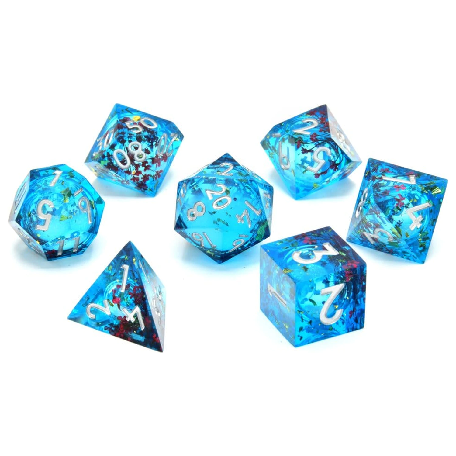 CritStones Liquid Core Dice Set Mermaid's Maelstrom poza produsului
