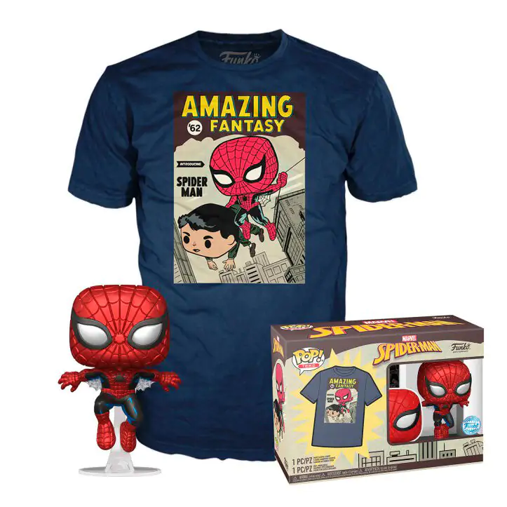 Marvel Spiderman Funko POP! & Cutie Tricou Copertă Benzi Desenate poza produsului