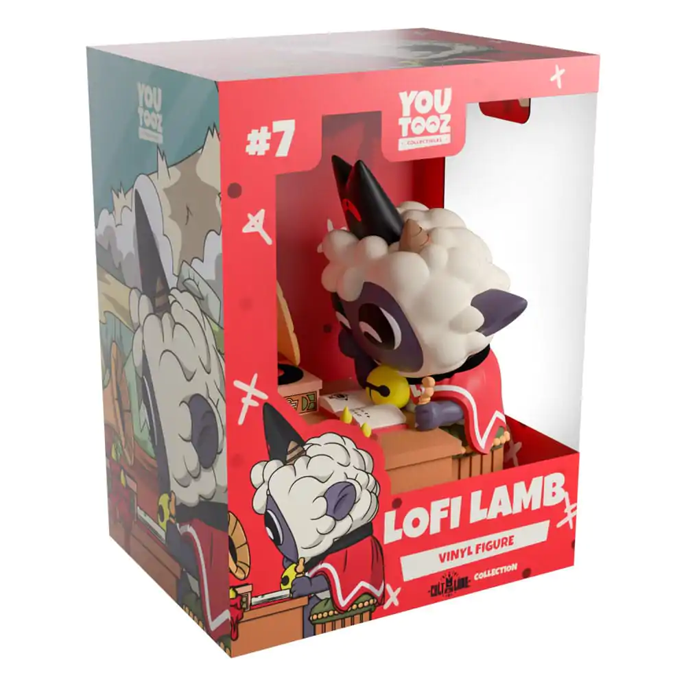 Figurină Vinyl Cult of the Lamb Lofi Lamb 9 cm poza produsului