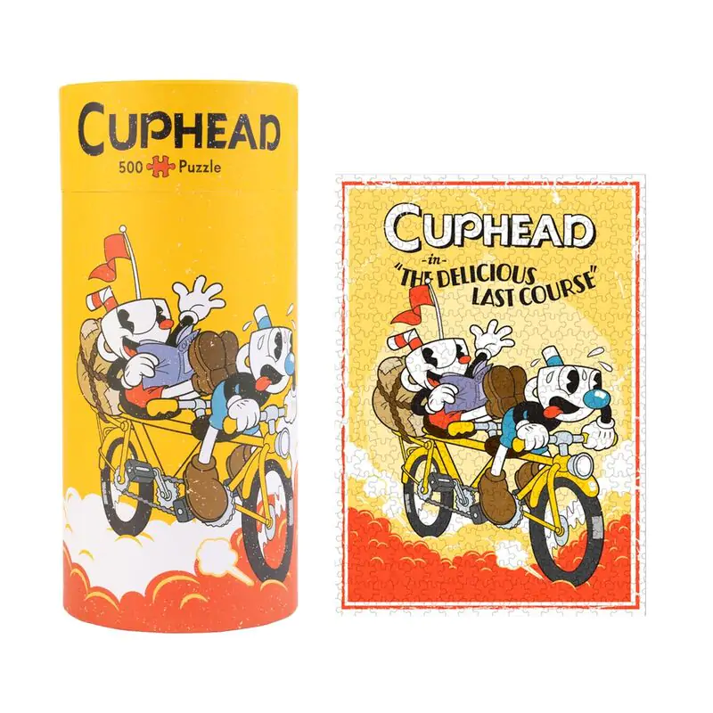 Cuphead Delicious Last Course puzzle 500 piese poza produsului