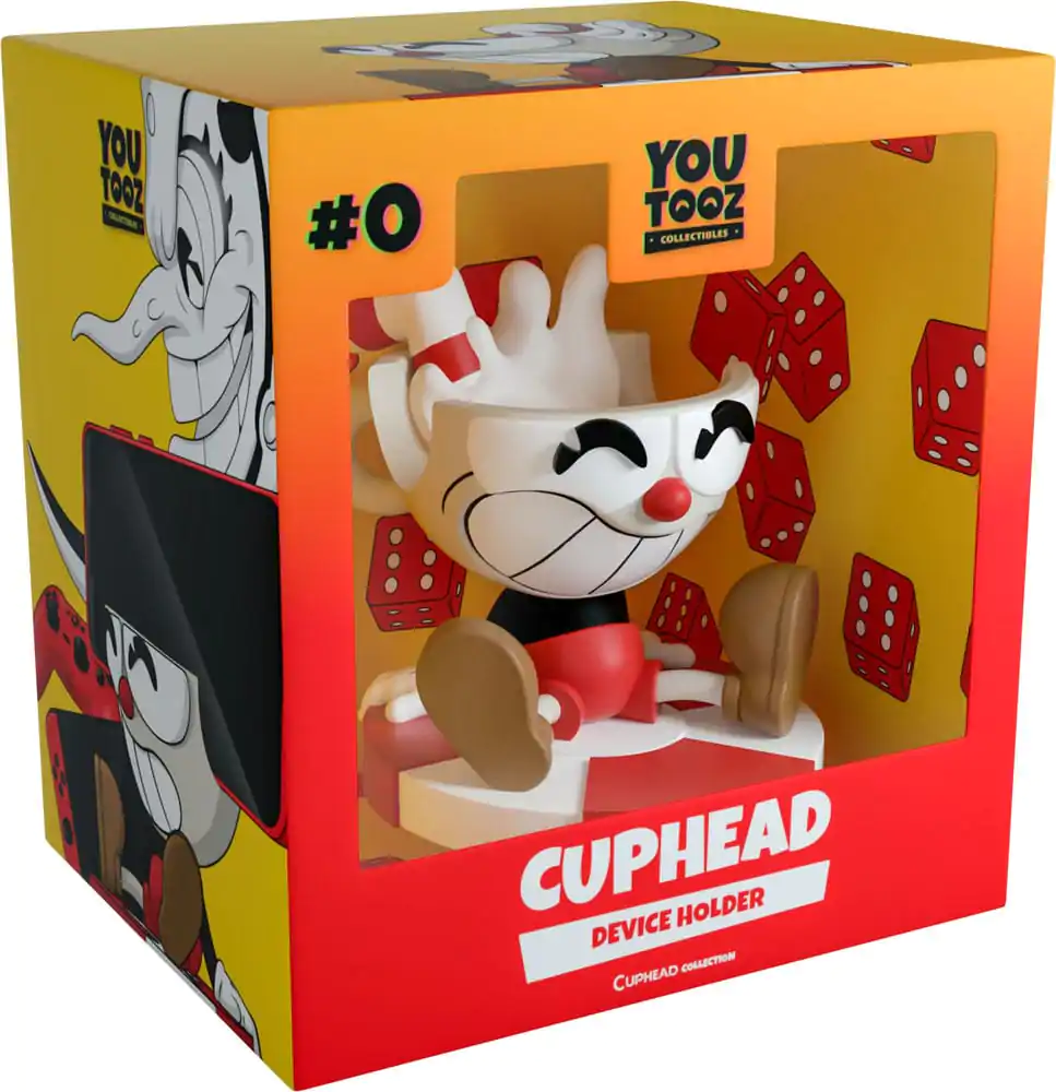 Figurină Vinyl Cuphead Suport dispozitiv 15 cm poza produsului