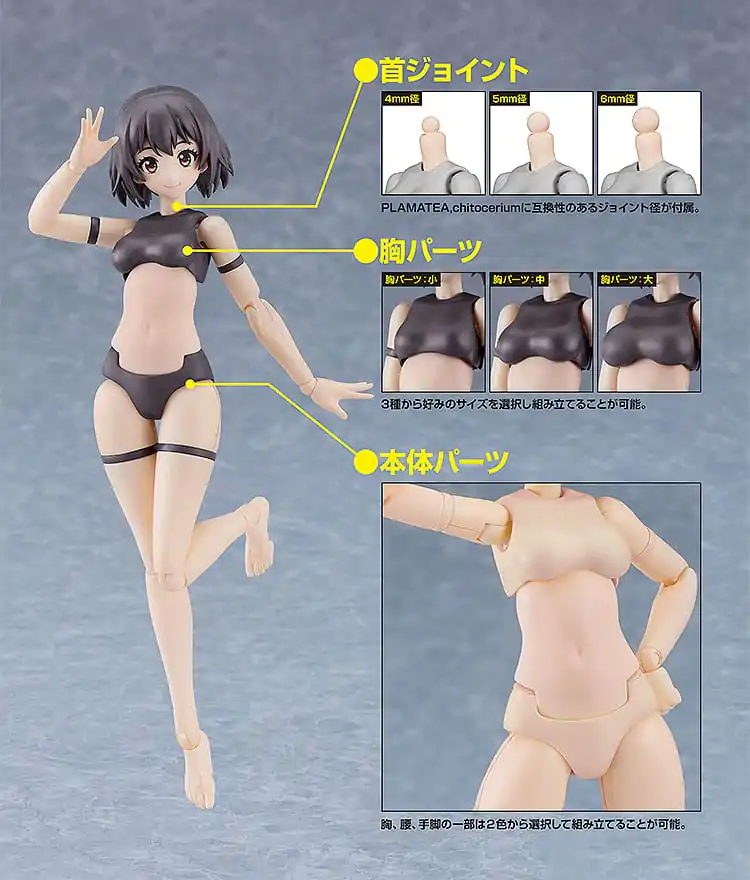Cutie Honey Nova Kit de model din plastic PLAMATEA Muse Body: Ichika A Type 15 cm poza produsului