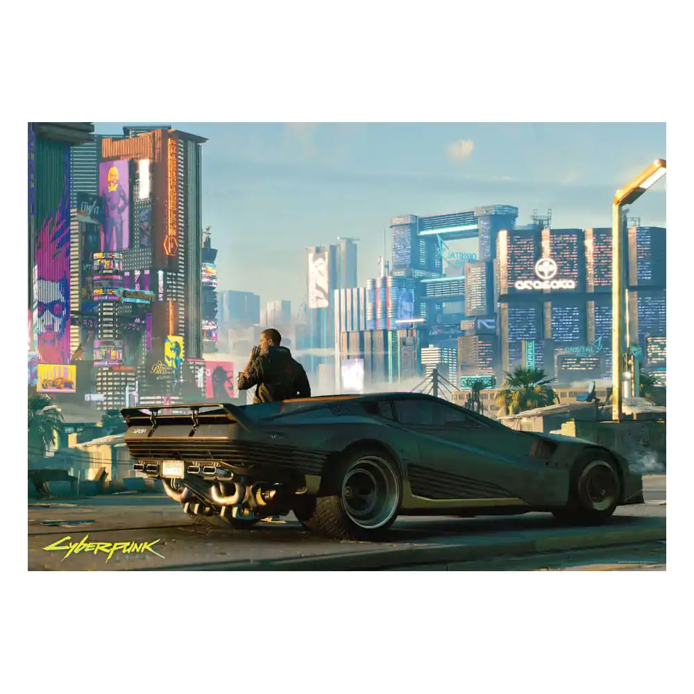 Cyberpunk 2077 Puzzle Gaming Mercenary on the Rise (1000 piese) poza produsului