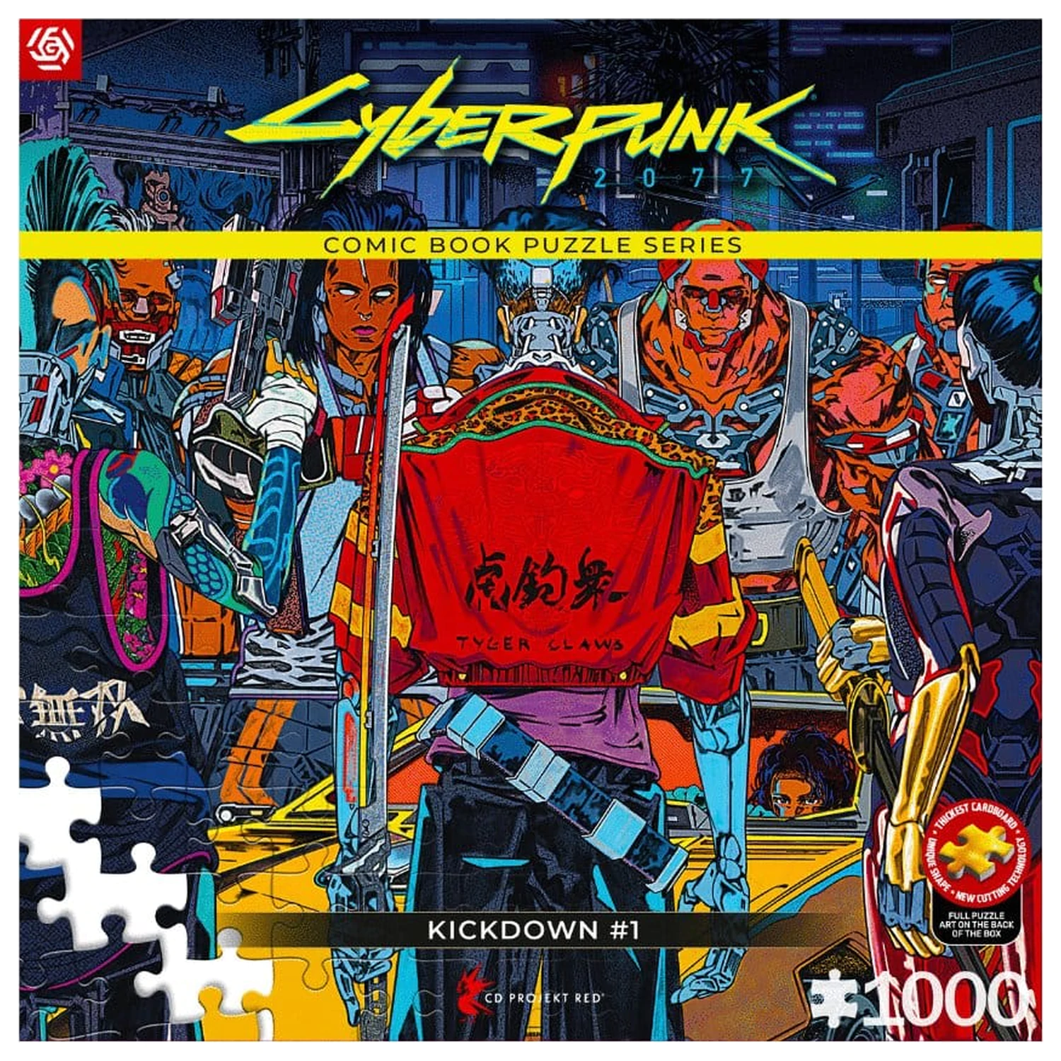 Cyberpunk 2077 Puzzle Kickdown (1000 piese) poza produsului