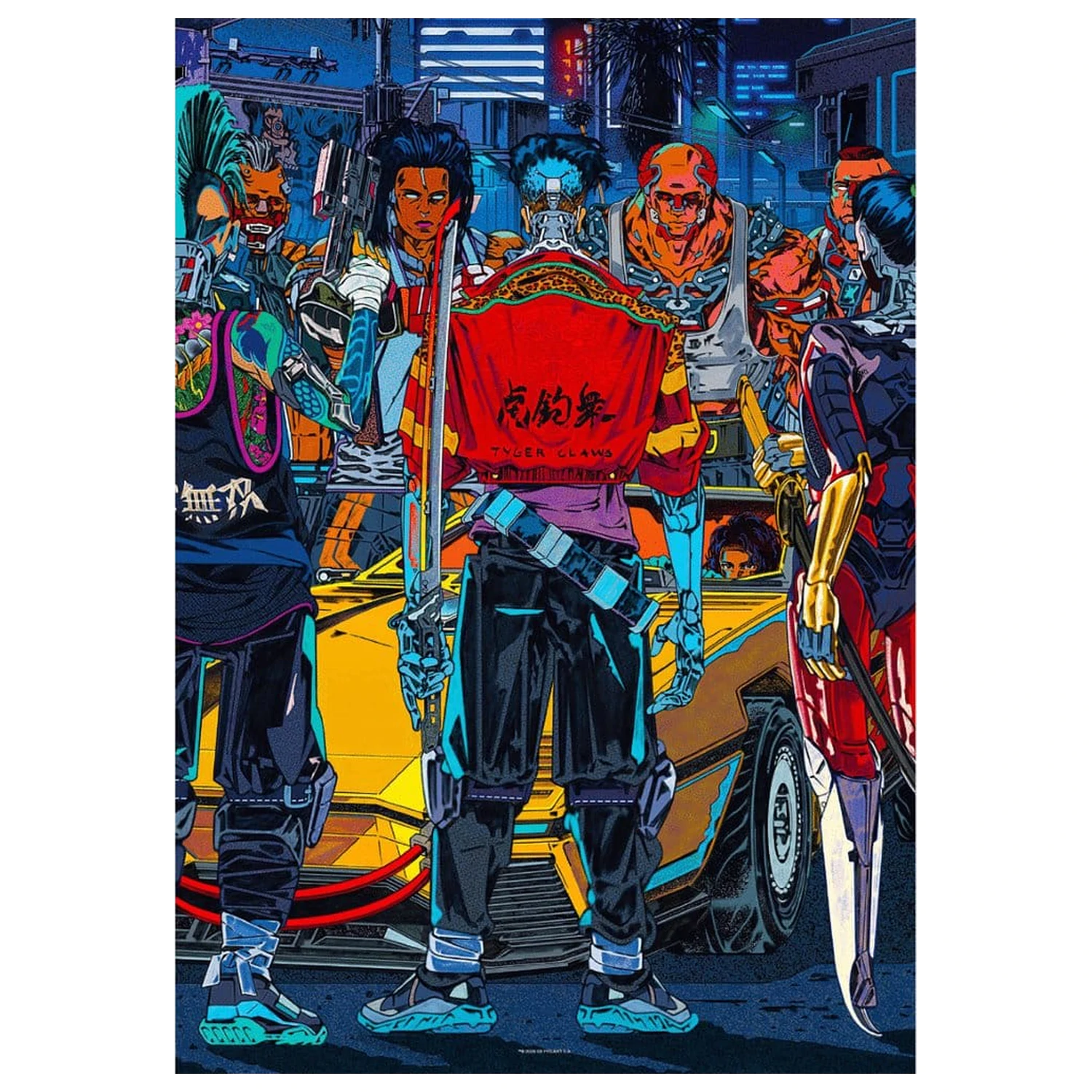 Cyberpunk 2077 Puzzle Kickdown (1000 piese) poza produsului