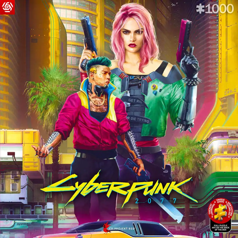 Cyberpunk 2077 Puzzle Kitsch Style (1000 piese) poza produsului