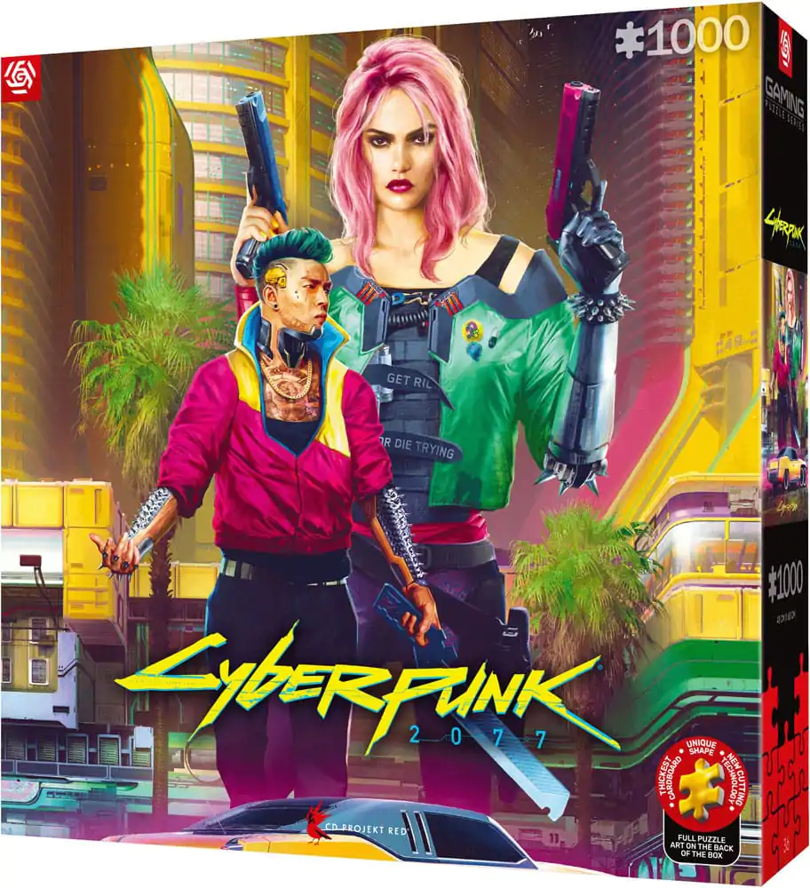 Cyberpunk 2077 Puzzle Kitsch Style (1000 piese) poza produsului