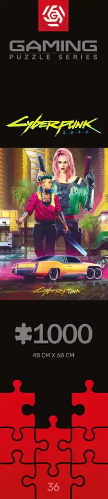 Cyberpunk 2077 Puzzle Kitsch Style (1000 piese) poza produsului