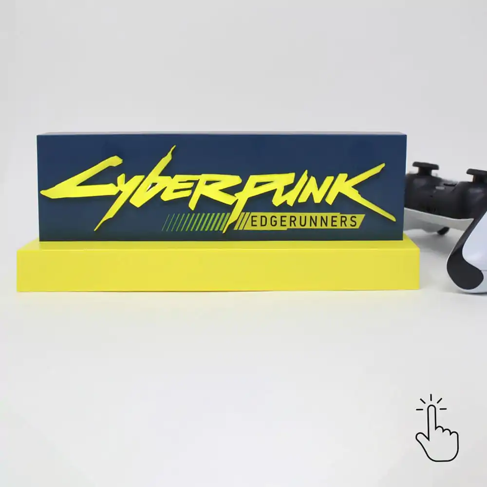 Cyberpunk Edgerunner Lampă LED cu Logo 22 cm poza produsului