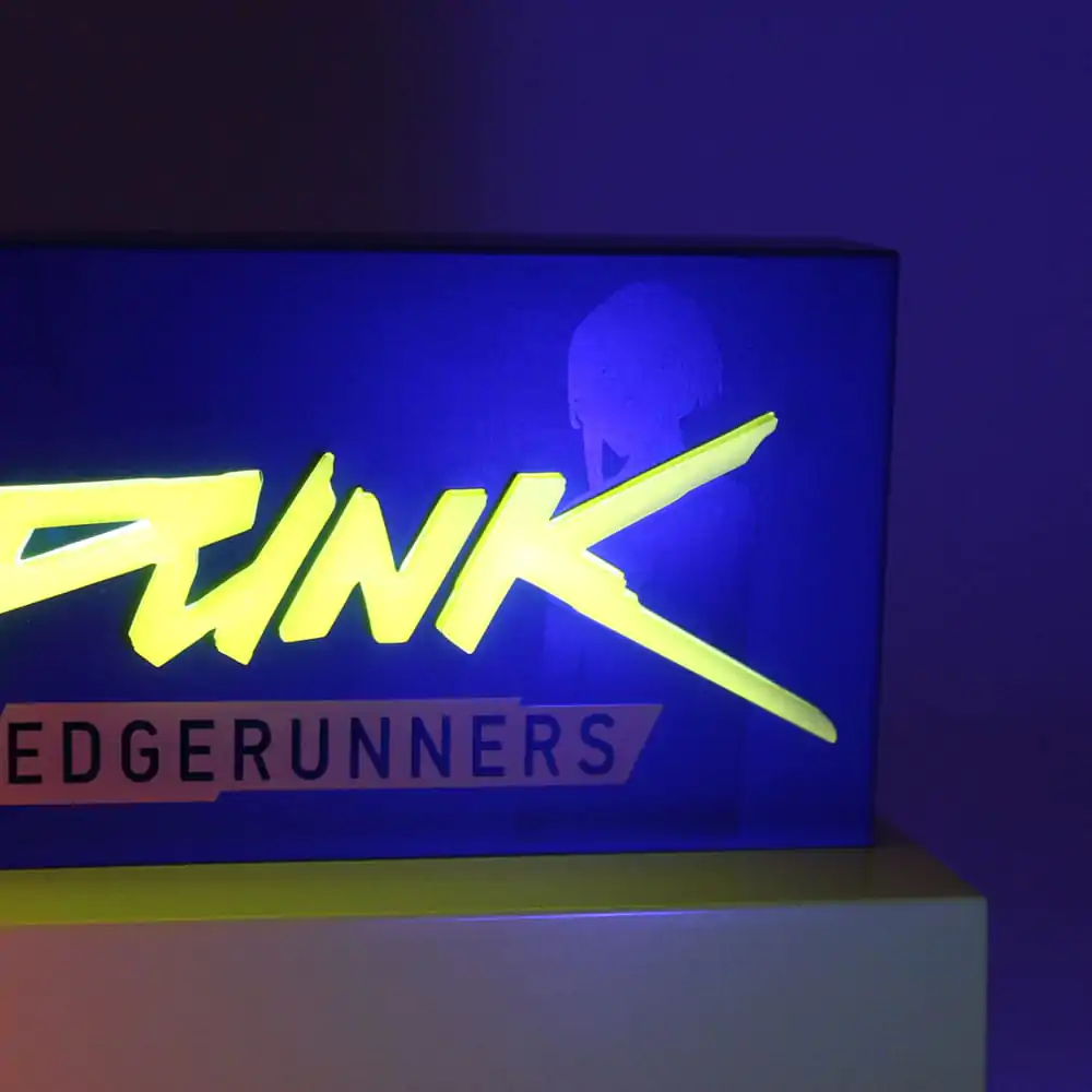 Cyberpunk Edgerunner Lampă LED cu Logo 22 cm poza produsului