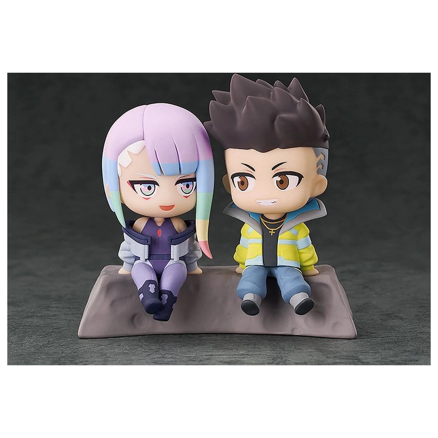 Set 2 figurine PVC Cyberpunk: Edgerunners Qset+ David & Lucy 8 cm poza produsului