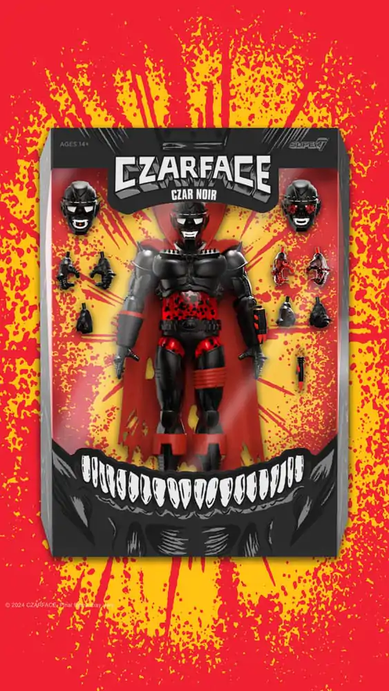 Figurină de acțiune Czarface Ultimates Wave 2 Czar Noir 18 cm poza produsului