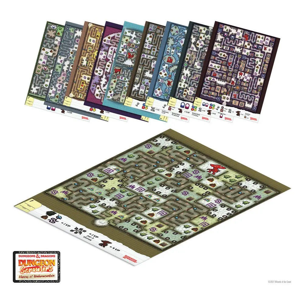D&amp;D Dungeon Scrawlers: Heroes of Undermountain Joc de societate *English Version* poza produsului