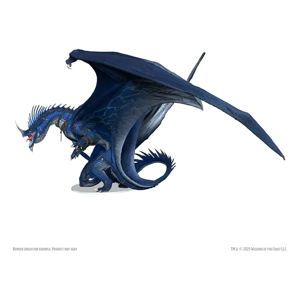 D&D Icons of the Realms Boxed pre-pictate Miniaturi Ancient Blue Dragon 20 cm poza produsului