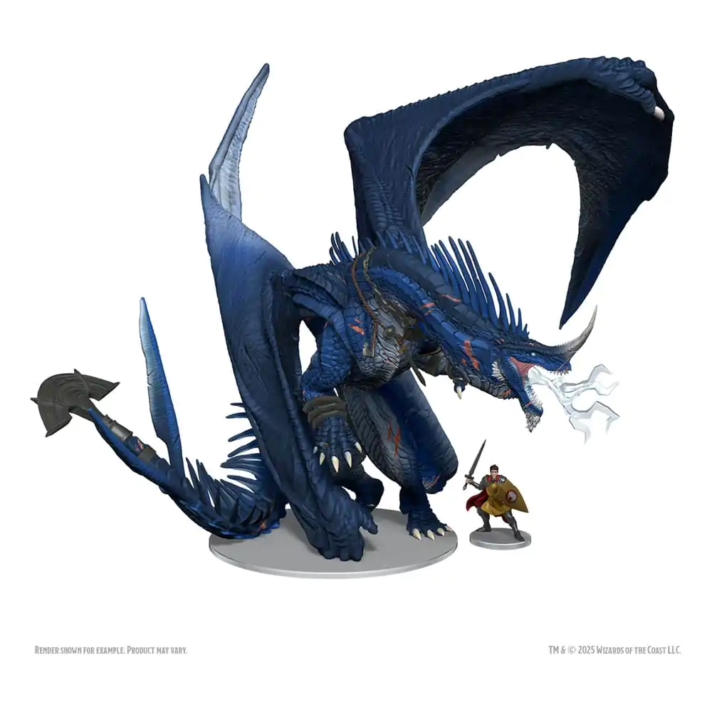 D&D Icons of the Realms Boxed pre-pictate Miniaturi Ancient Blue Dragon 20 cm poza produsului