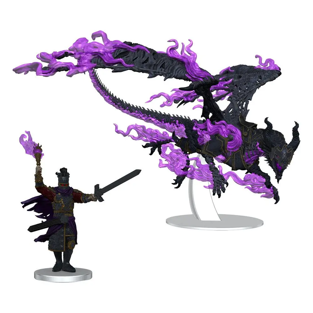 D&D Icons of the Realms Dragonlance miniaturi pre-vopsite Lord Soth pe Dragonul Morții Mare (Set 25) poza produsului