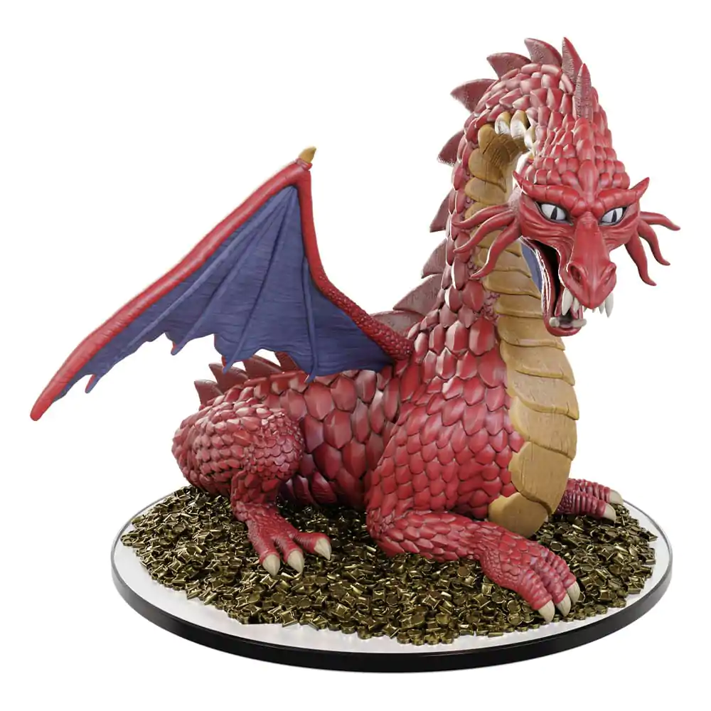 D&D Icons of the Realms figurine pre-vopsite 50th Anniversary - Classic Red Dragon (Set #31) poza produsului