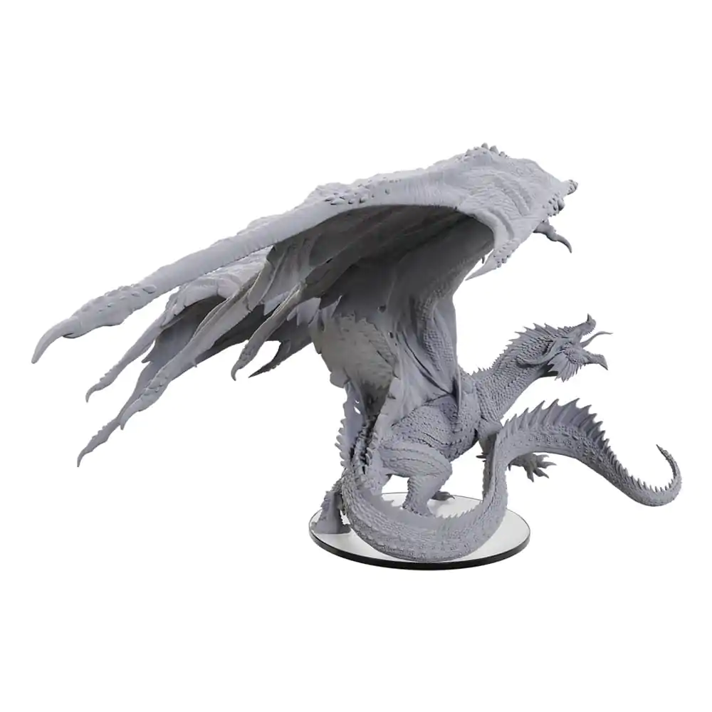 D&D Nolzur's Marvelous Miniatures Miniatură Nevopsită Dragon Roșu Adult Tiran 18 cm poza produsului