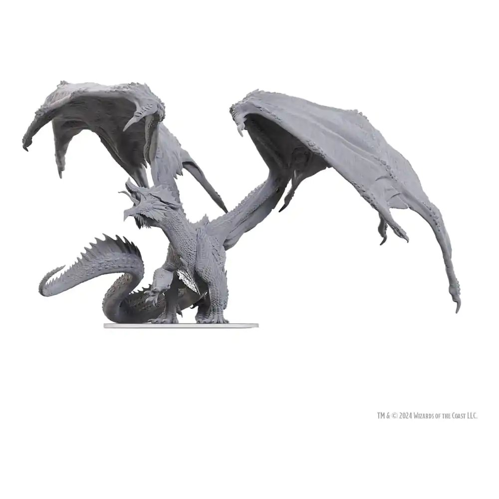 D&D Nolzur's Marvelous Miniatures Miniatură Nevopsită Dragon Roșu Adult Tiran 18 cm poza produsului